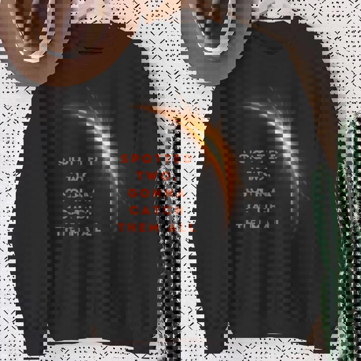 Totality Eclipse Twice In Lifetime Total Solar Eclipse 2024 Sweatshirt Gifts for Old Women
