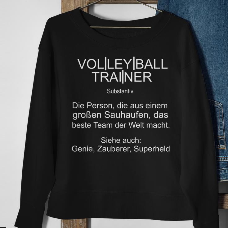 Trainer Volleyball Coach Trainer Sweatshirt Geschenke für alte Frauen