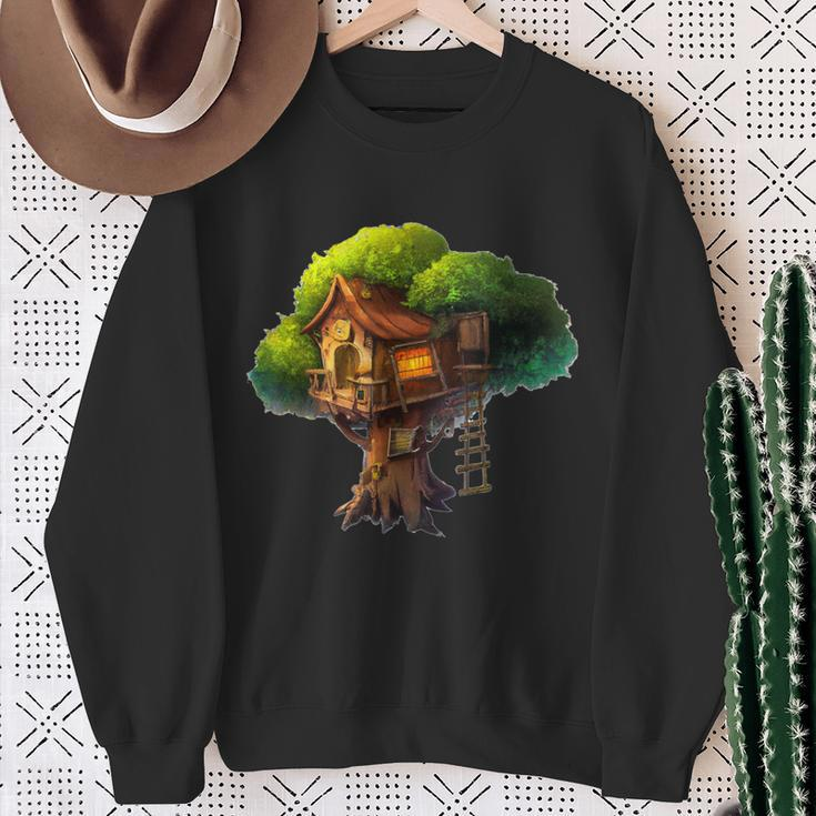 Tree House Sweatshirt Gifts for Old Women
