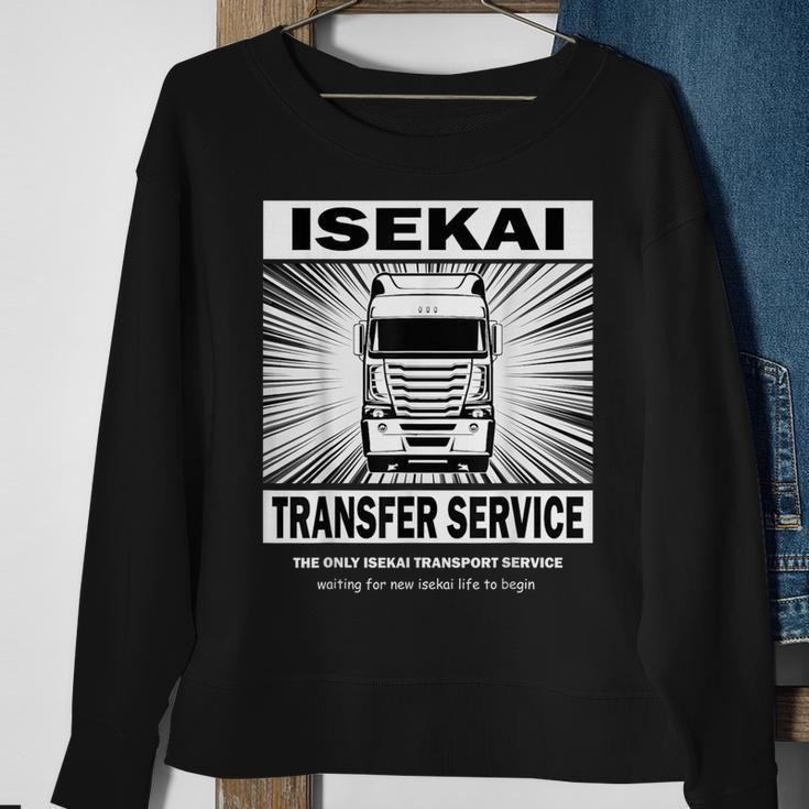 Truck-Kun Isekai Transfer Isekai Japanese Anime Sweatshirt Gifts for Old Women
