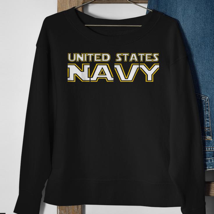 United States Navy Original Navy Logo Sweatshirt Gifts for Old Women