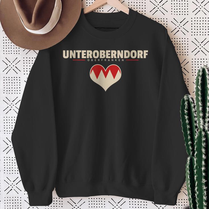 Unteroberndorf Oberfranke Heimat Im Herzen Birth Place Sweatshirt Geschenke für alte Frauen