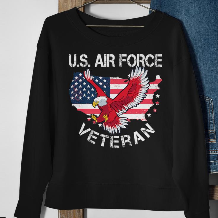 Us Air Force Veteran A Fine Man And Patriot For Veterans Sweatshirt Gifts for Old Women