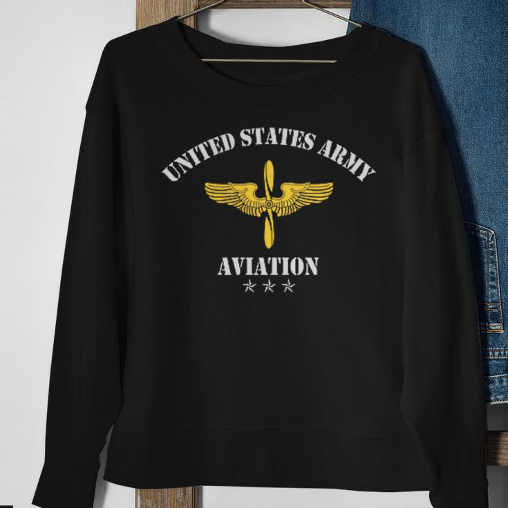 US Army Aviation Veteran Military Veterans Day Mens Sweatshirt Gifts for Old Women