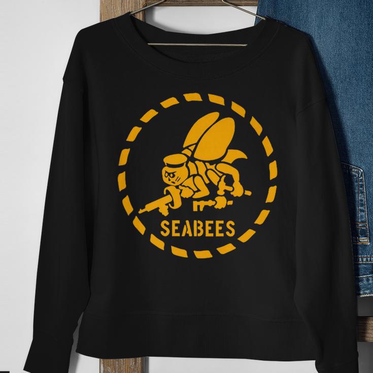 Us Navy Seabees Original Navy Sweatshirt Gifts for Old Women