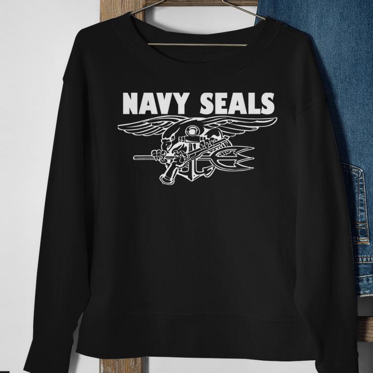 Us Navy Seals Original Logo Navy Sweatshirt Gifts for Old Women