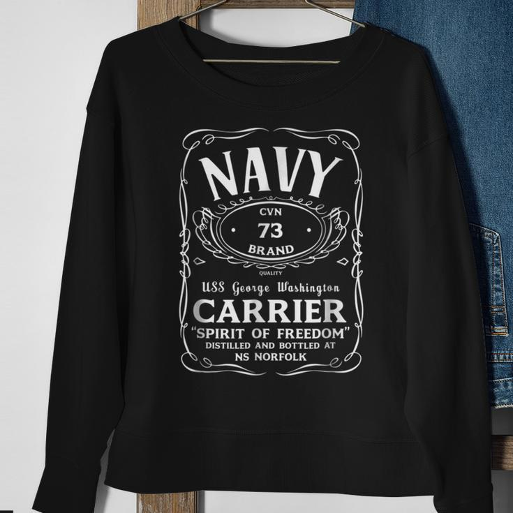 Uss George Washington Cvn73 Aircraft Carrier Sweatshirt Gifts for Old Women