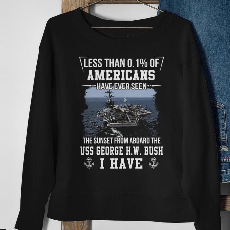Uss Harry S Truman Cvn 75 Sunset Sweatshirt Gifts for Old Women