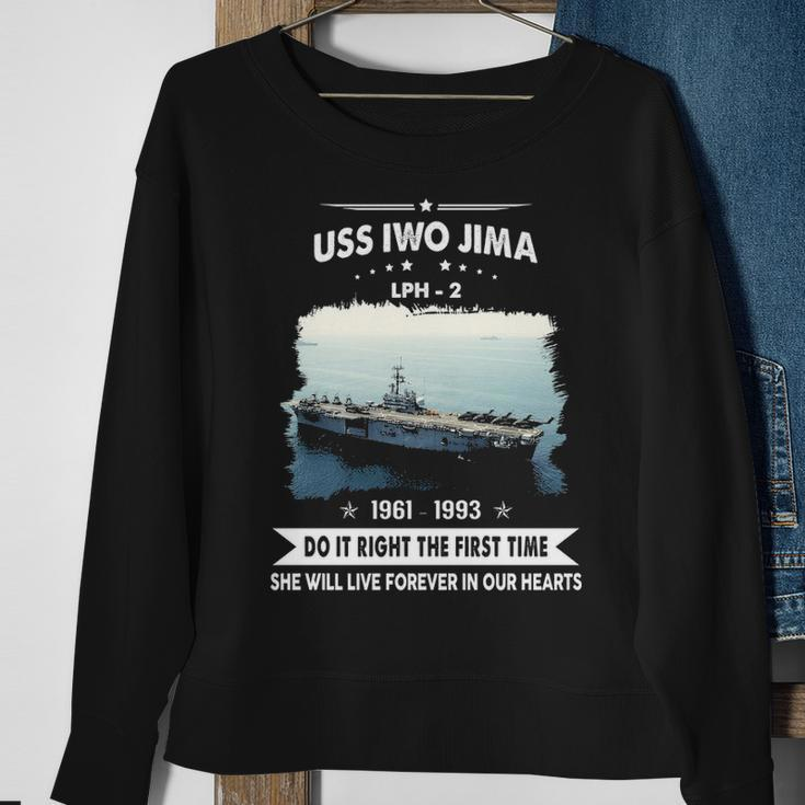 Uss Iwo Jima Lph Sweatshirt Gifts for Old Women