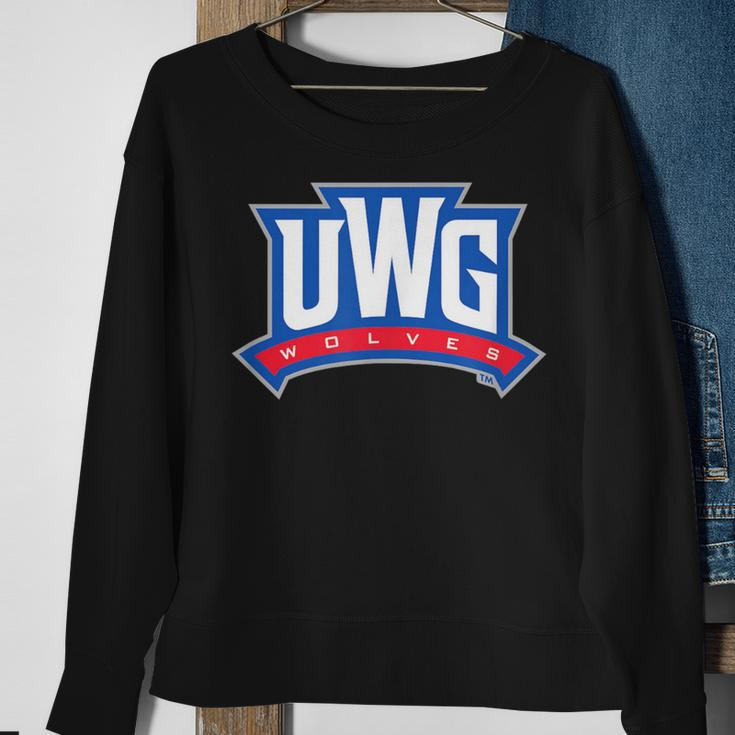 Uwg Wolves Arch Athletics Wordmark Standard Sweatshirt Gifts for Old Women
