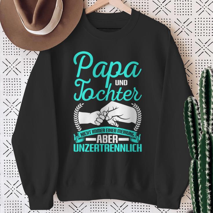 Vater Und Tochter Partnerlook Papaatertag Spruch Geschenk Sweatshirt Geschenke für alte Frauen