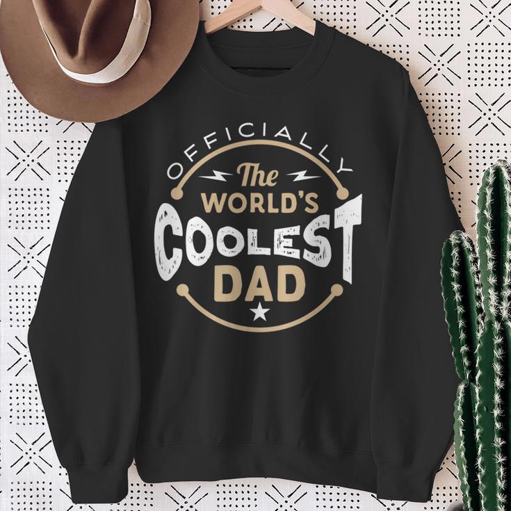 Vatertag Der Coolste Papa Der Welt Sweatshirt Geschenke für alte Frauen