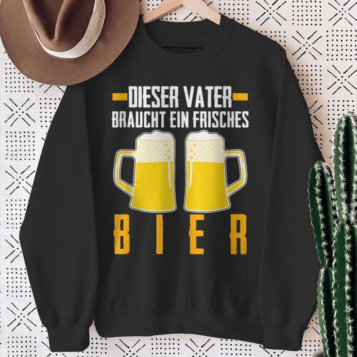 Vatertag Saufenater Frisches Bier Papa Sweatshirt Geschenke für alte Frauen