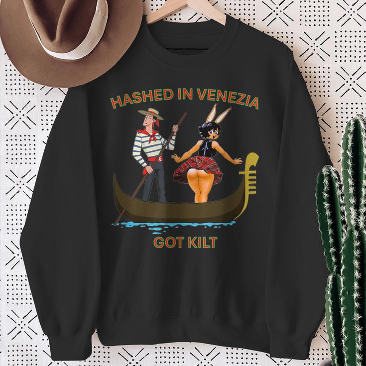 Venice Kilt Run Sweatshirt Geschenke für alte Frauen