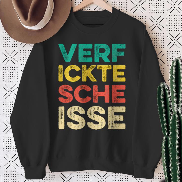 Verfickte Scheisse I Scheiße Dircksscheiße Fun Sweatshirt Geschenke für alte Frauen