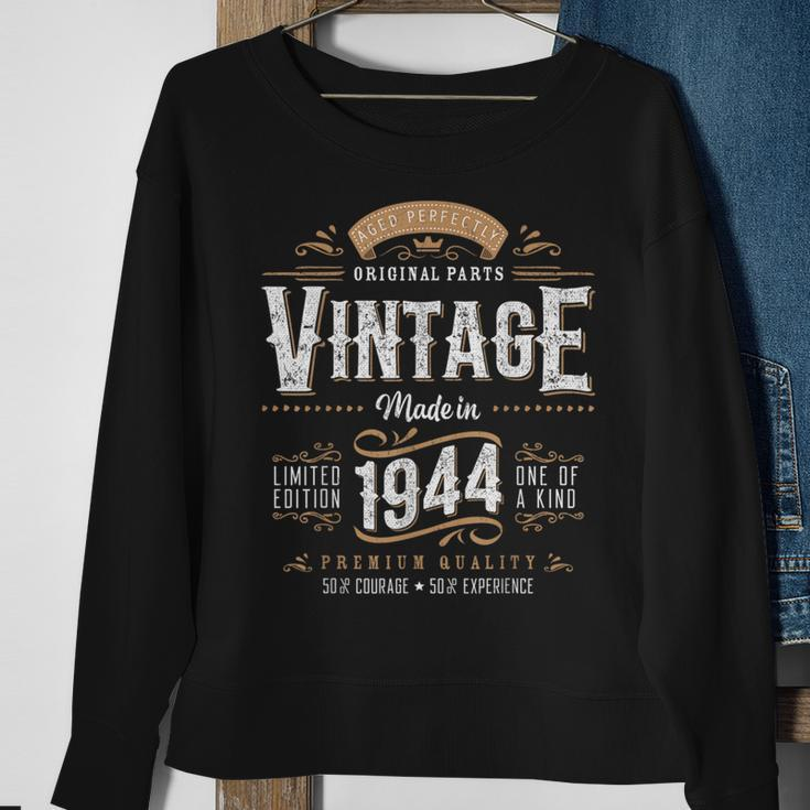 Vintage 1944 80Th Birthday Decoration 80 Year Old Men Sweatshirt Gifts for Old Women
