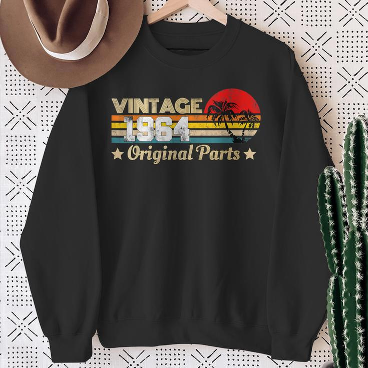 Vintage 1964 Limited Edition Original Parts 60Th Birthday Sweatshirt Gifts for Old Women