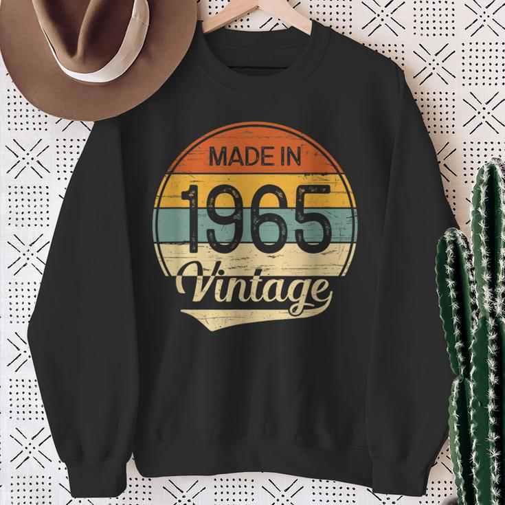 Vintage 1965 58 Year Old Birthday Made In 1965 Sweatshirt Gifts for Old Women