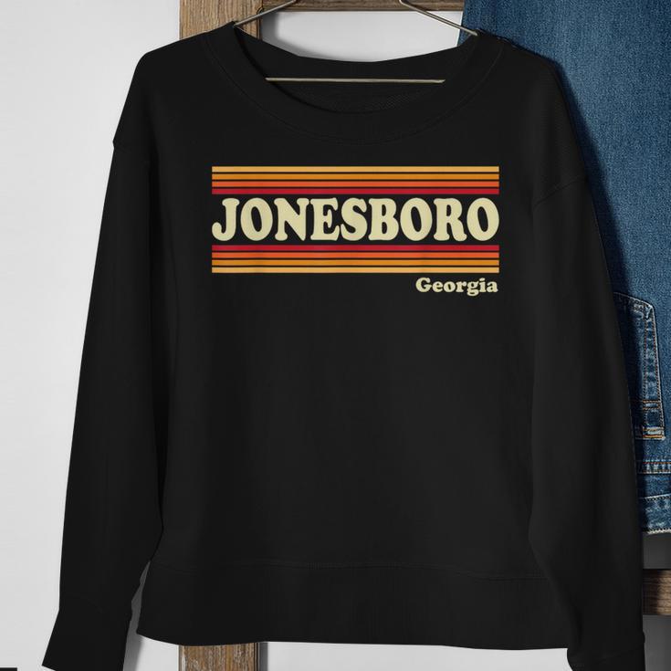 Vintage 1980S Graphic Style Jonesboro Georgia Sweatshirt Gifts for Old Women