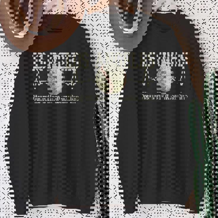 Vintage Baseball Los Angeles Graphic Sweatshirt Gifts for Old Women