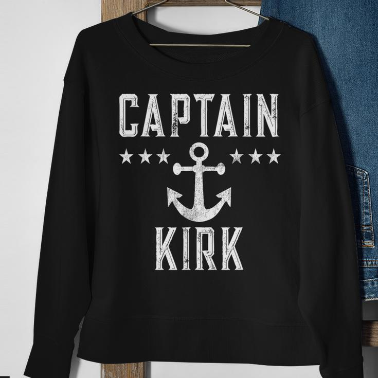Vintage Captain Kirk Family Cruise Or Lake Boating Sweatshirt Gifts for Old Women