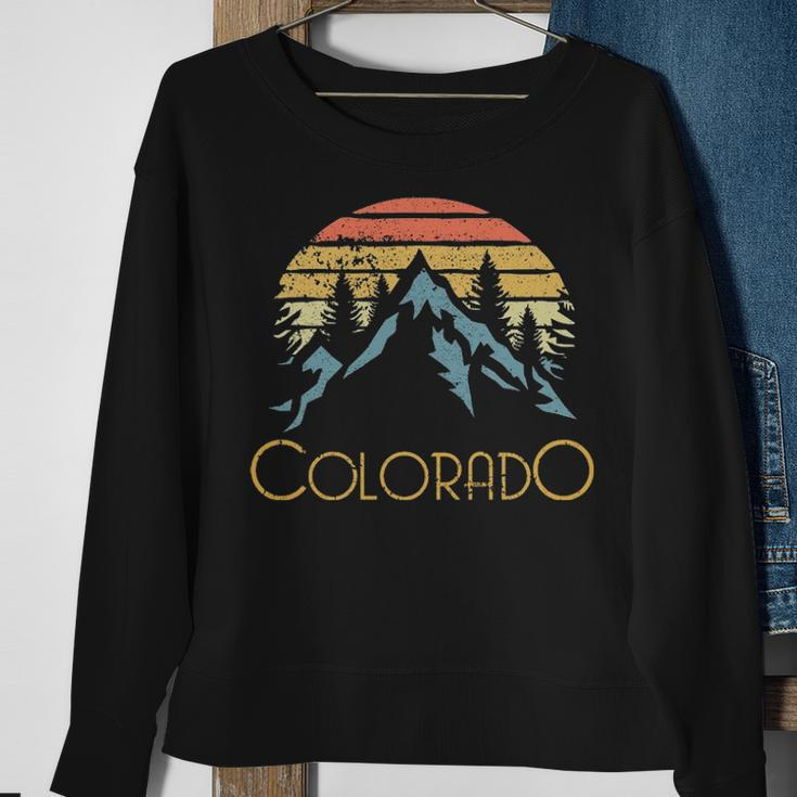 Vintage Co Colorado Mountains Outdoor Adventure Sweatshirt Gifts for Old Women