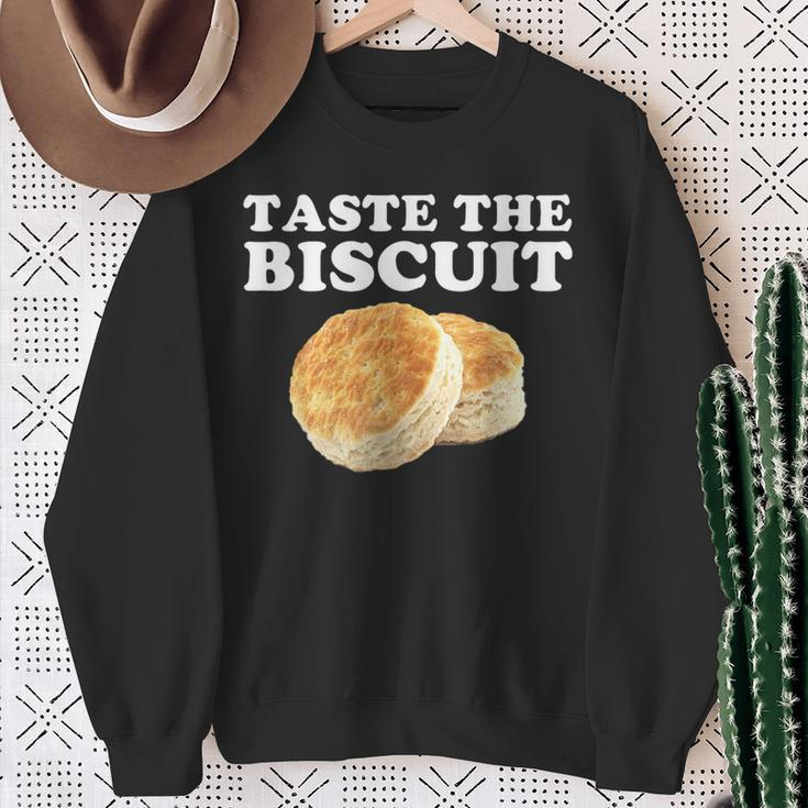 Vintage Taste The Biscuit For Women Sweatshirt Gifts for Old Women