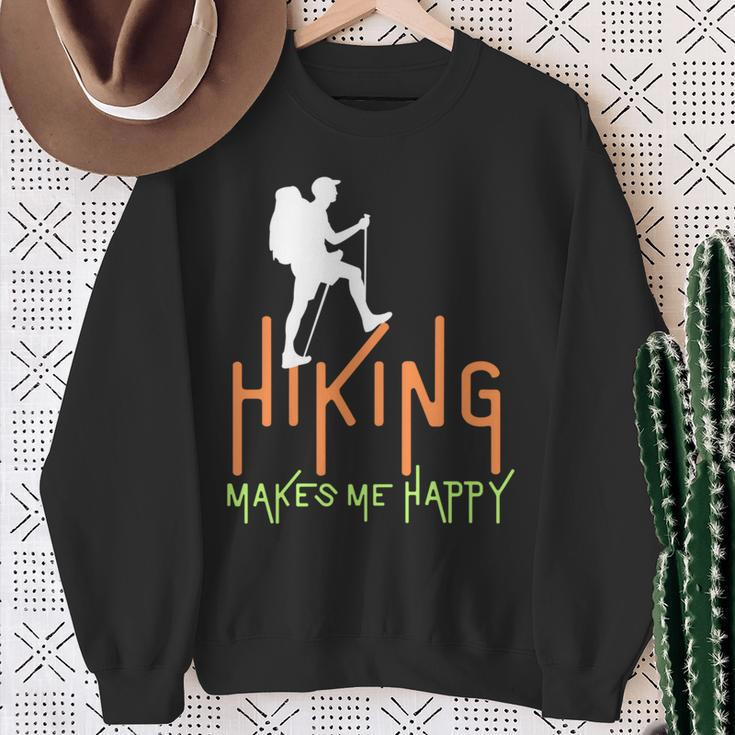 Vintage Hiking Mountain Adventure Aufkleber Für Abenteuer Liebe Sweatshirt Geschenke für alte Frauen