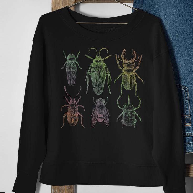 Vintage Käfer-Motiv Herren Sweatshirt in Buntem Design Geschenke für alte Frauen