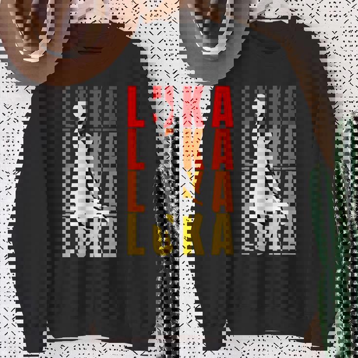 Vintage Luka Name For Called Luka Sweatshirt Gifts for Old Women