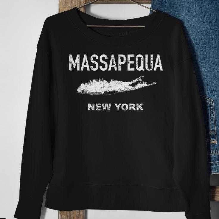 Vintage Massapequa Long Island New York Sweatshirt Gifts for Old Women