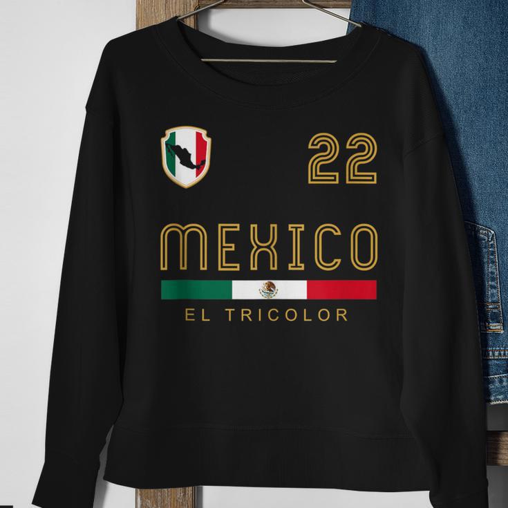 Vintage Mexico Jersey Futbol Soccer Flag Fan Sweatshirt Gifts for Old Women