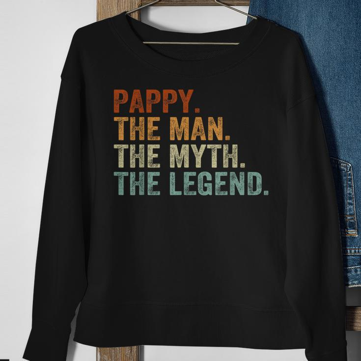 Vintage Pappy The Man The Myth The Legend Father's Day Sweatshirt Gifts for Old Women
