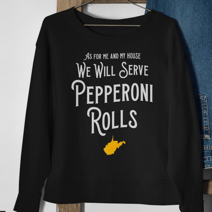 Vintage Pepperoni Rolls West Virginia Retro Wv Sweatshirt Gifts for Old Women