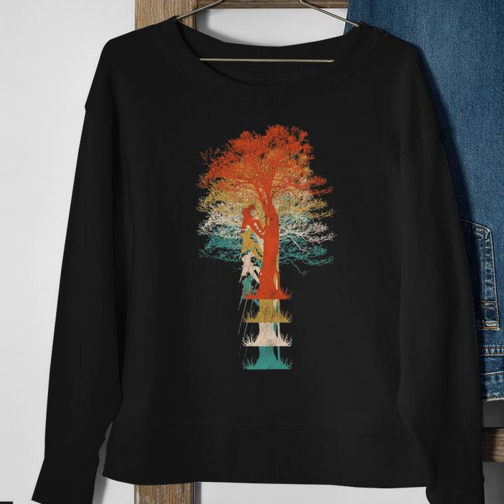 Vintage Retro Style Arborist Sweatshirt Gifts for Old Women