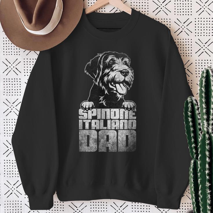 Vintage Spinone Italiano Papa Spinone Italiano Hund Sweatshirt Geschenke für alte Frauen