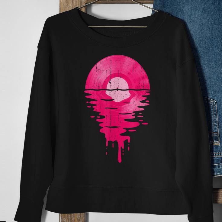 Vinyl Record Music Lp Classic 80S Sunset Sweatshirt Gifts for Old Women