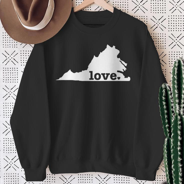 Virginia Love Hometown State Pride Sweatshirt Gifts for Old Women