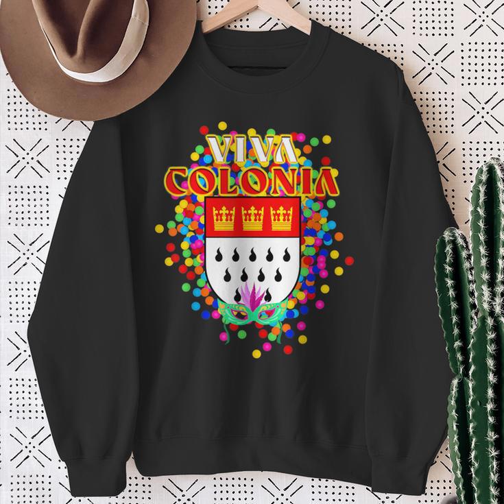 Viva Colonia Carnival Fun City Cologne Sweatshirt Geschenke für alte Frauen