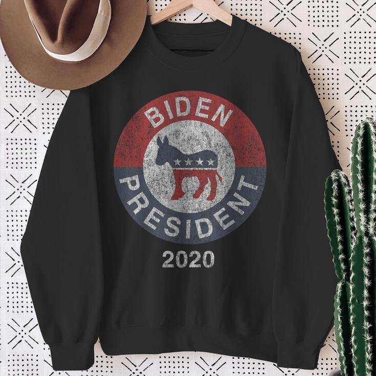 Vote Joe Biden 2020 For President Vintage Sweatshirt Gifts for Old Women