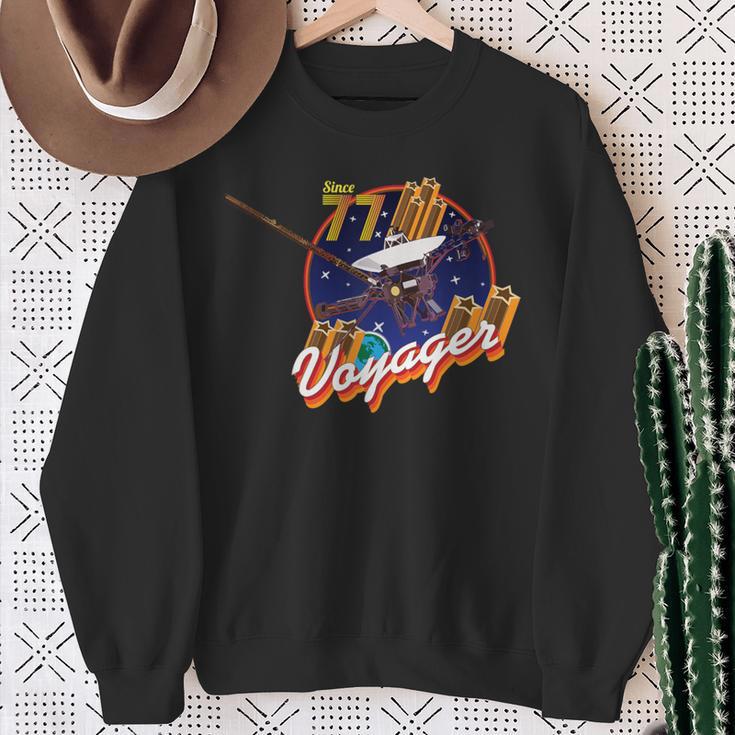 Voyager Space Probe 1977 Vintage Album Cover Sweatshirt Gifts for Old Women