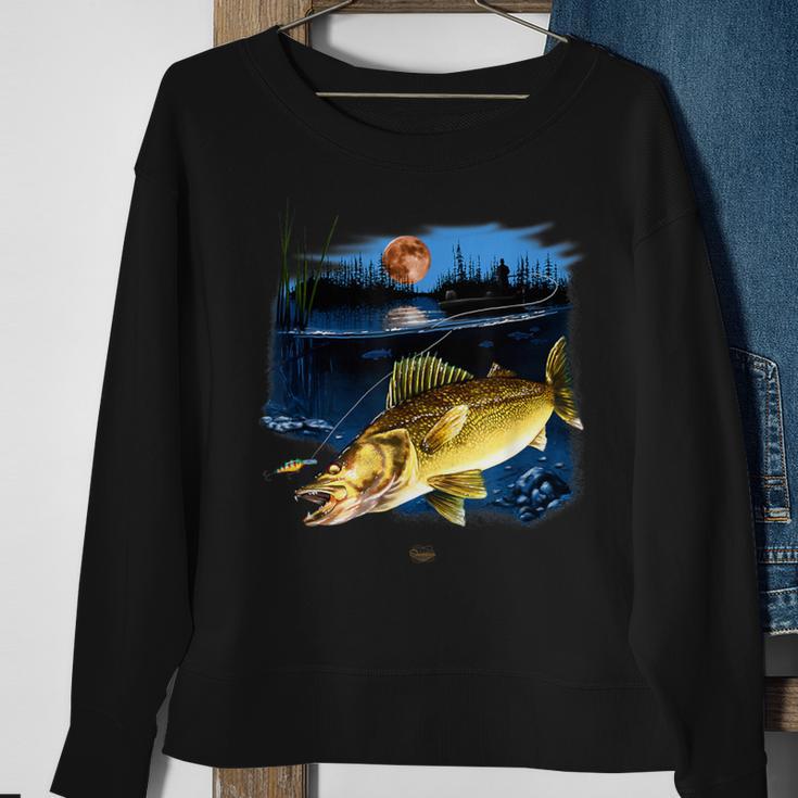 Walleye Fishing For Men Sweatshirt Gifts for Old Women