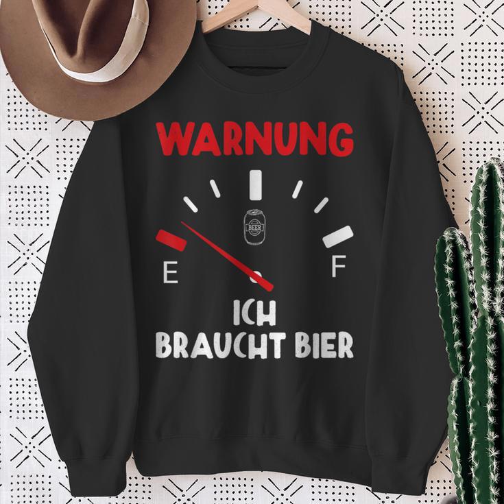 Warnung Ich Brauche Bier Lustige Sweatshirt Geschenke für alte Frauen