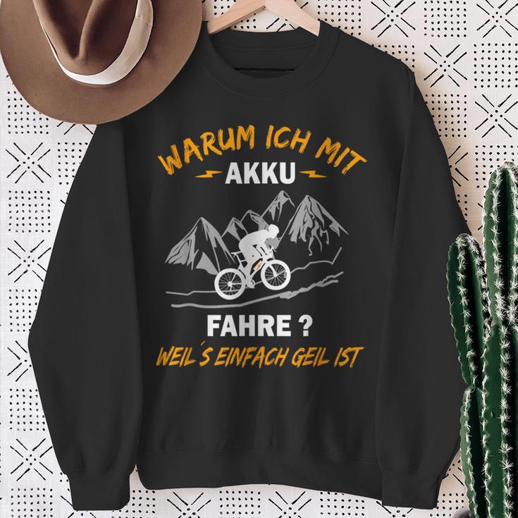 Warum Ich Mit Akkufahre Sweatshirt Geschenke für alte Frauen