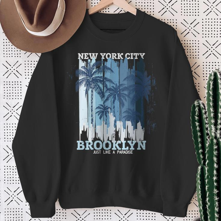 Wear Brooklyn Vintage New York City Brooklyn Sweatshirt Gifts for Old Women