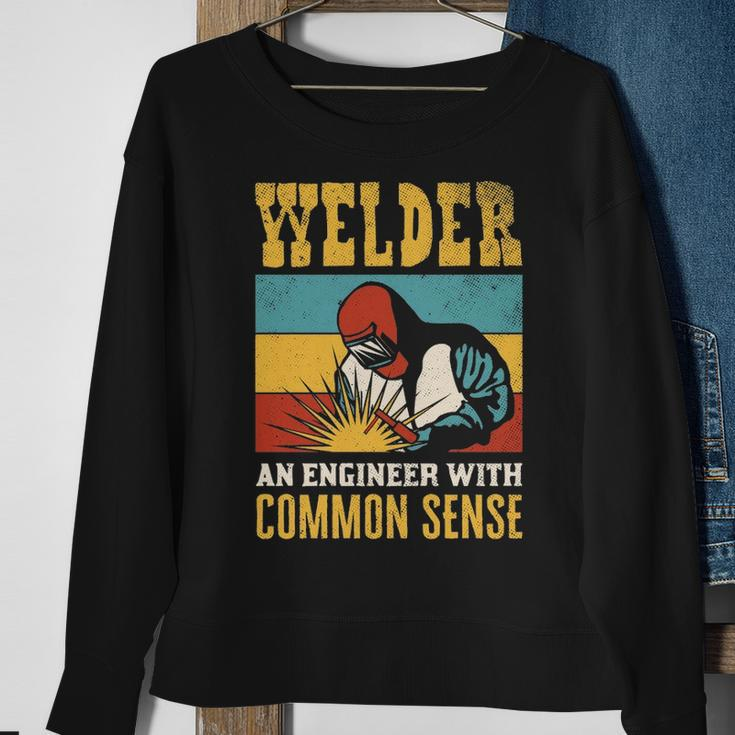 Welder An Engineer Welding Vintage Weld Welders Sweatshirt Gifts for Old Women
