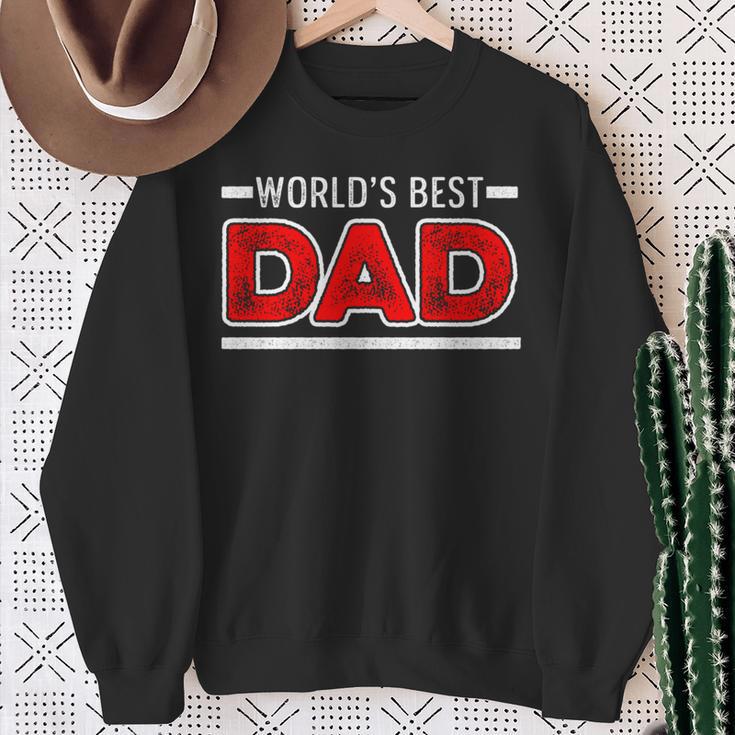 Weltbester Papaater Stolzer Daddy Mann Dad Familie Legende Sweatshirt Geschenke für alte Frauen