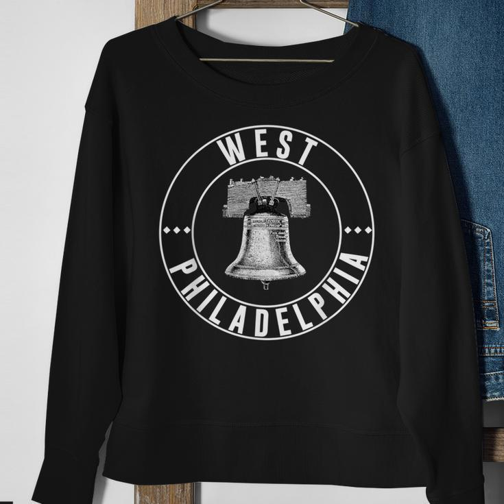 West Philly Neighborhood Philadelphia Liberty Bell Sweatshirt Gifts for Old Women