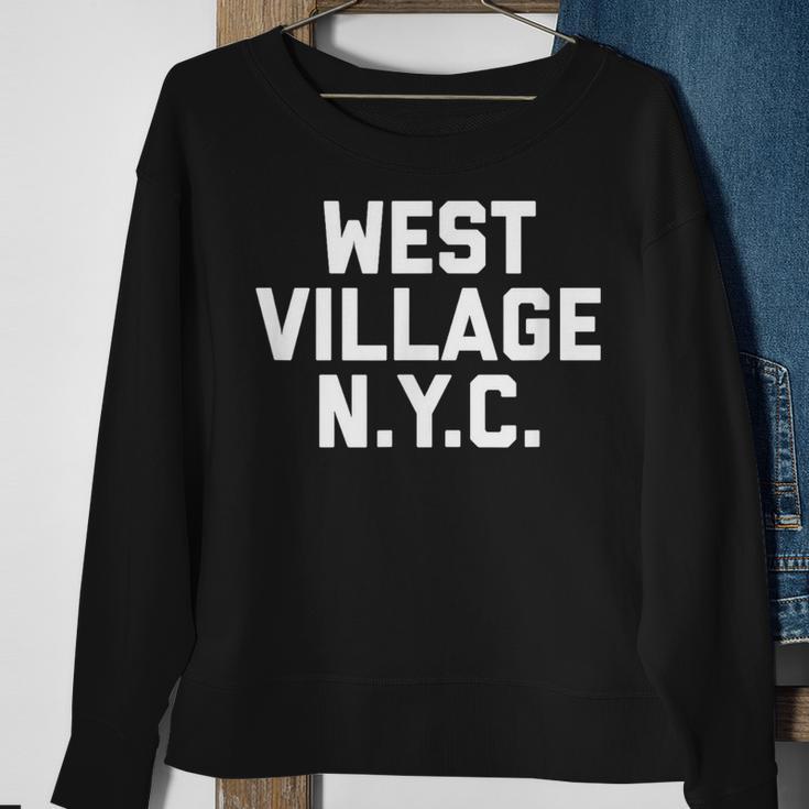 West Village Nyc New York City Sweatshirt Gifts for Old Women