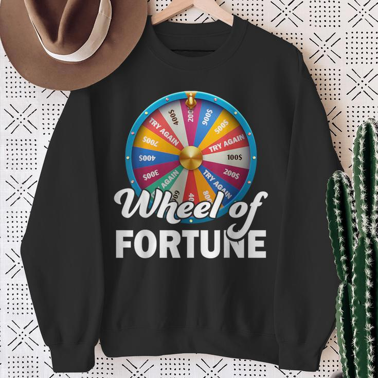 Wheel Of Fortune Clothes Fathers Day Wheel Of Fortune Dad Sweatshirt Gifts for Old Women